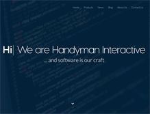 Tablet Screenshot of handymaninteractive.com